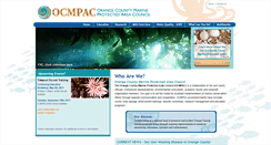 Desktop Screenshot of ocmarineprotection.org